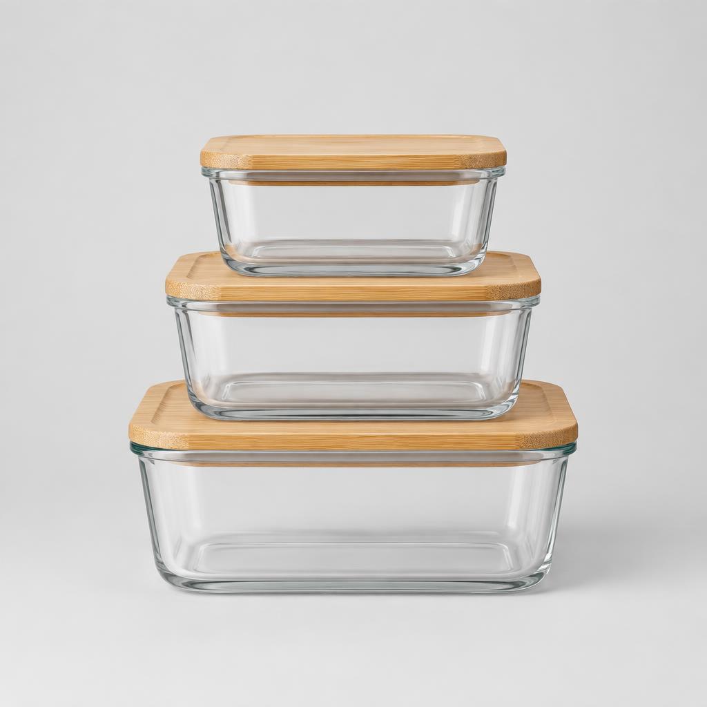 Boîtes de conservation en verre