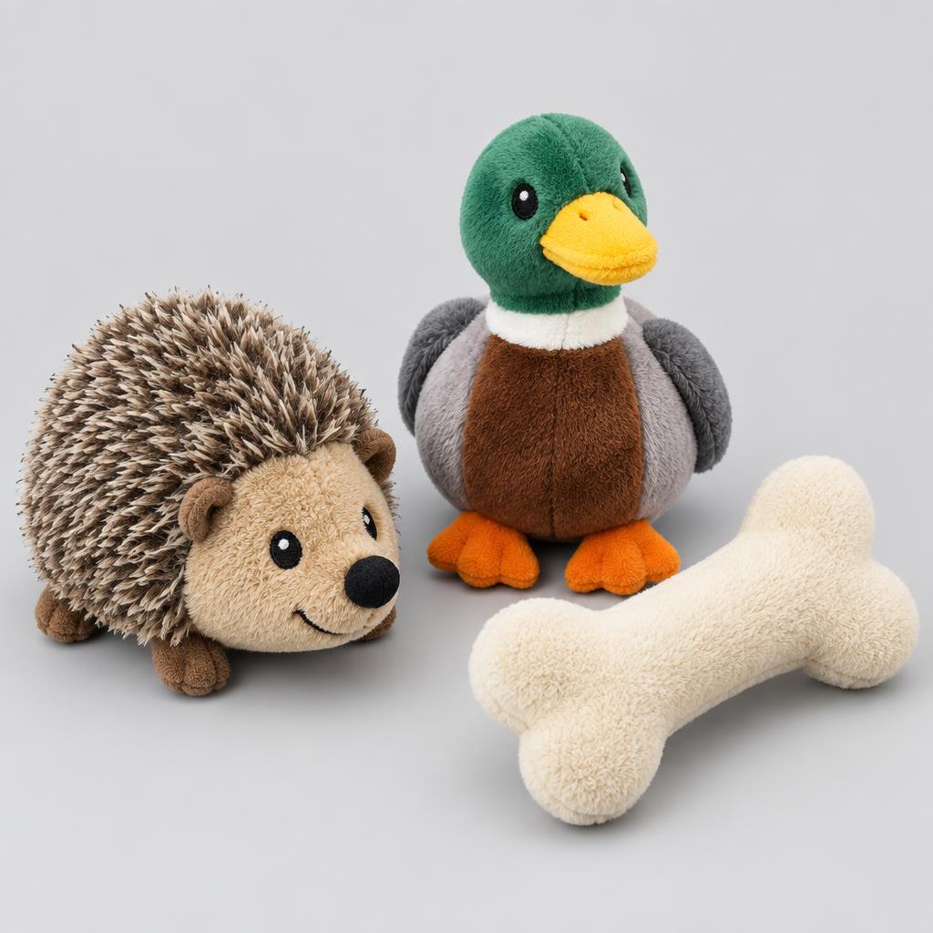 Peluche couinante pour chien